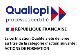 Socotec Formation Nucléaire - Logotype certification Qualiopi catégorie Actions de formation